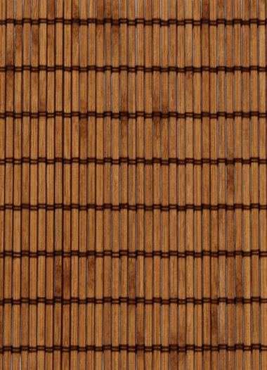 Bamboo Ring Top Curtain Panel Colonial Brown