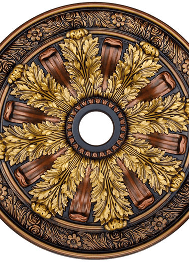 Fine Art Deco 24236 Hand Painted Ceiling Medallion 30 In