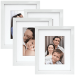 MCS Gallery Picture Frame Matted to Display Glass Front