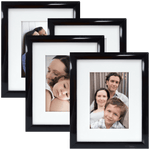 MCS Gallery Picture Frame Matted to Display Glass Front