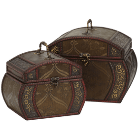 Nearly Natural 528 Decorative Chests Brown