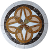 Tile Floor Medallion Marble Mosaic