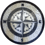 Tile Floor Medallion Marble Mosaic