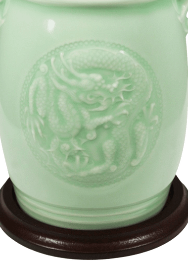 Wrapables Gifts and Decor Chinese Dragon Ceramic Vase